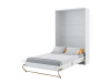 CONCEPT PRO CP-03, vysoká výklopná postel 90x200cm, bílá / bílý lesk