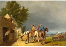 SO VI-361 William Tylee Ranney - První zpráva o bitvě u Lexingtonu
