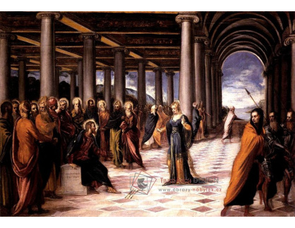 SO V-114 Jacopo Tintoretto - Kristus a ženy přistižené při cizoložství