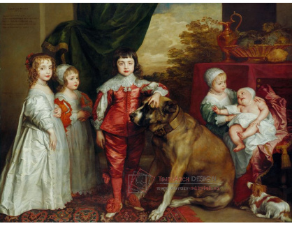 SO XI-39 Anthony van Dyck - Pět dětí Karla I