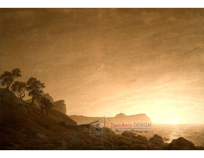SO XI-164 Caspar David Friedrich - Pohled na Arkonu s vycházejícím měsícem
