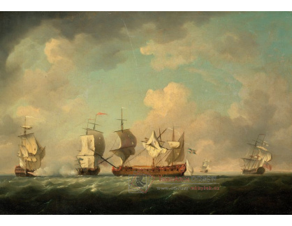 SO XI-183 Charles Brooking - Zachycení plachetnic Marquis d Antin a Louis Erasme