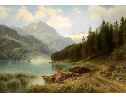 SO XI-300 August Friedrich Kessler - Odpočinek u horského jezera