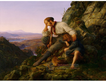 SO XII-266 Carl Friedrich Lessing - Robber a jeho dítě