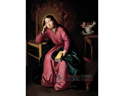 SO XII-423 Francisco de Zurbarán - Spící panna