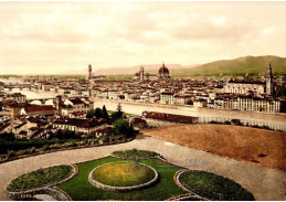 Fotochrom VF 7 Panorama Florencie