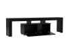 ENCLAVE, televizní stolek 2-dveřový, černá