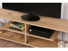 EZE, televizní stolek policový, černá / dub