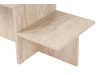 HARMONY, konferenční stolek 80x40cm, traventin