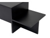 HARMONY, konferenční stolek 80x40cm, černá