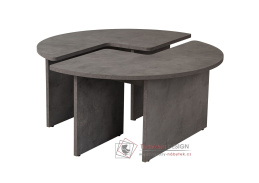 MOIRA, konferenční stolek pr. 90cm, beton