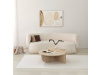 VERNANTE, konferenční stolek 90x90cm, travertine