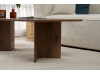 SABIN, konferenční stolek 119x60cm, tmavě hnědá