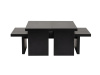 SANCTUARY, konferenční stolek 110x60cm, černé dřevo