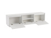 VANGUARD, televizní stolek 3-dveřový, bílá