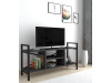 TRIER, televizní stolek, černá / antracit