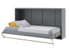 CONCEPT PRO CP-06, široká výklopná postel 90x200cm, šedá