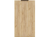 SIMUR, kuchyňská linka 200cm, grafit / white craft oak / grey craft oak