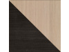 RIO 2, konferenční stolek 90x59cm, dub mléčný / wenge