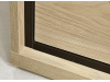 PILETAS M-19, šatní skříň s posuvnými dveřmi a 2-mi zásuvkami 177cm, dub hickory / černá