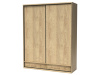 PILETAS set 2, sestava nábytku do ložnice, dub hickory