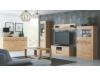 NATURAL N17, postel 160x200cm, dub ribbeck / kostka