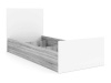 TARIA, postel 90x200cm, dub wotan / antracit