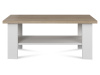 VANEL 7, konferenční stolek 110x60cm, bílá / dub