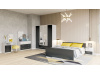ESSEX, postel 160x200cm, light artwood / antracit