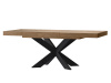 MIRI 39, jídelní stůl rozkládací 160-210x95cm, dub rustikální