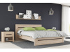DESJO 53, postel 160x200cm, dub san remo
