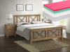 TEXAS II + LITERA, postel 180x200cm + 2ks matrace