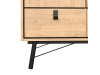 RAIN, šatní skříň 3-dveřová se 3-mi zásuvkami 200cm, jackson hickory