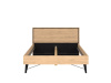 RAIN, postel 140x200cm, jackson hickory
