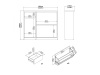 SIMPLICITY 206, botník 3-dveřový se zásuvkou, černá