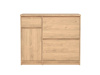 SIMPLICITY 206, botník 3-dveřový se zásuvkou, jackson hickory