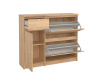 SIMPLICITY 206, botník 3-dveřový se zásuvkou, jackson hickory
