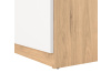 SIMPLICITY 209, botník 2-dveřový se zásuvkou, jackson hickory / bílá