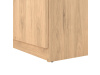 SIMPLICITY 209, botník 2-dveřový se zásuvkou, jackson hickory / černá