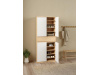 SIMPLICITY 210, botník 4-dveřový se zásuvkou, jackson hickory / bílá