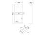 SIMPLICITY 210, botník 4-dveřový se zásuvkou, jackson hickory / bílá
