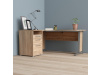 OFFICE 80400/44, psací stůl, silver grey / dub sonoma