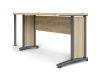 OFFICE 80400/72, psací stůl rohový, silver grey / dub sonoma