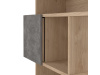 PENTA 738, knihovna, jackson hickory / beton