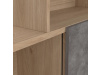 PENTA 738, knihovna, jackson hickory / beton