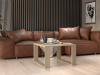 SAVA MINI, konferenční stolek 67x67cm, dub sonoma