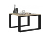 SAVA MINI, konferenční stolek 67x67cm, černá / dub sonoma