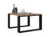 SAVA MINI, konferenční stolek 67x67cm, černá / dub artisan