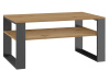 SAVA 1, konferenční stolek 90x58cm, antracit / dub artisan