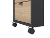 SIGAl 584, kontejner se 3-mi zásuvkami, jackson hickory / šedá